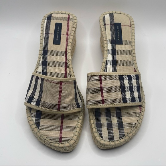 Burberry | Espadrille Slip on Wedge Sandal | EU40 - Picture 10 of 16